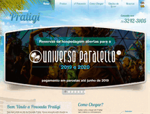 Tablet Screenshot of pousadapratigi.com.br